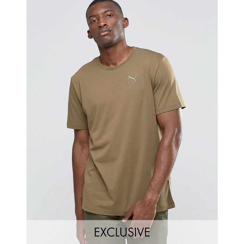 Puma - T-shirt oversize exclusivité ASOS - Kaki - Vert