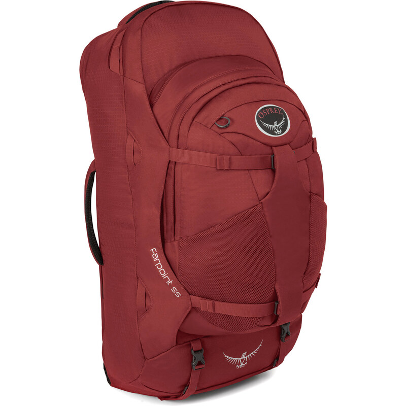 Osprey Farpoint 55 sac à dos coffre red