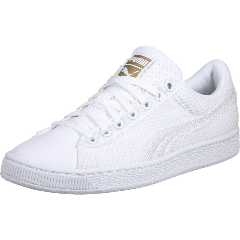 Puma Basket Tech Pack chaussures white/gold