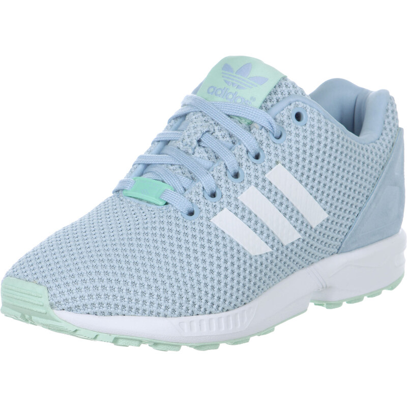 adidas Zx Flux W chaussures sky/white/frog green
