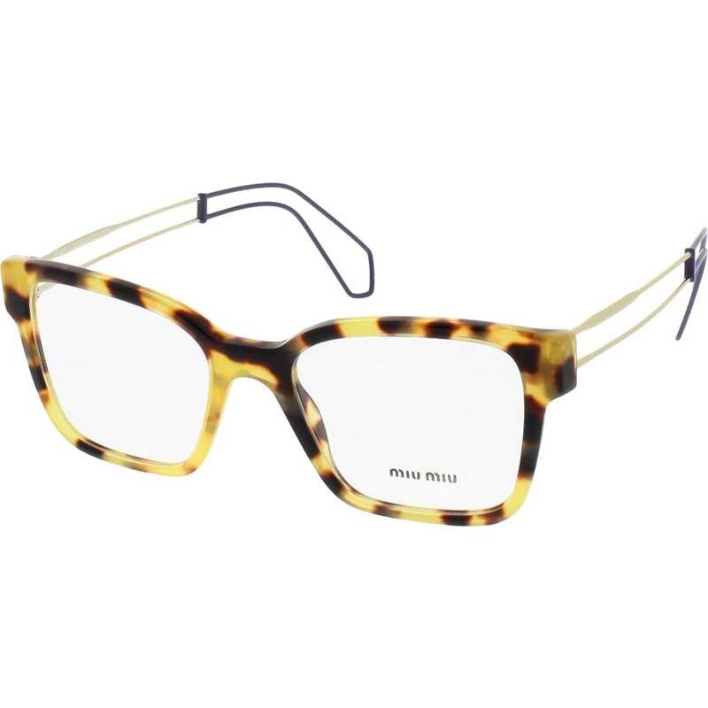 Miu Miu More Glasses, MU 0MU 02Pv 51 7S01O1 en marron
