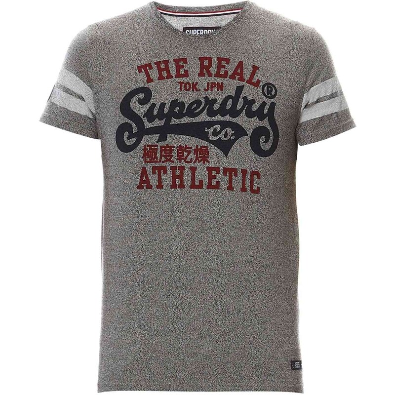 Superdry Real Tokyo Tee - T-shirt - gris