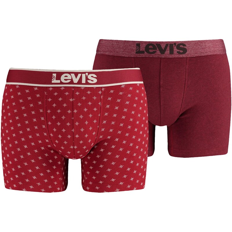 Levi's Underwear Lot de 2 boxers - bordeaux