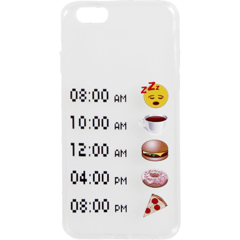 Tally Weijl Coque Blanc à Emojis pour iPhone 6
