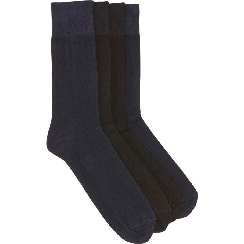 Celio NILOT - Lot de 4 paires de chaussettes - bleu marine