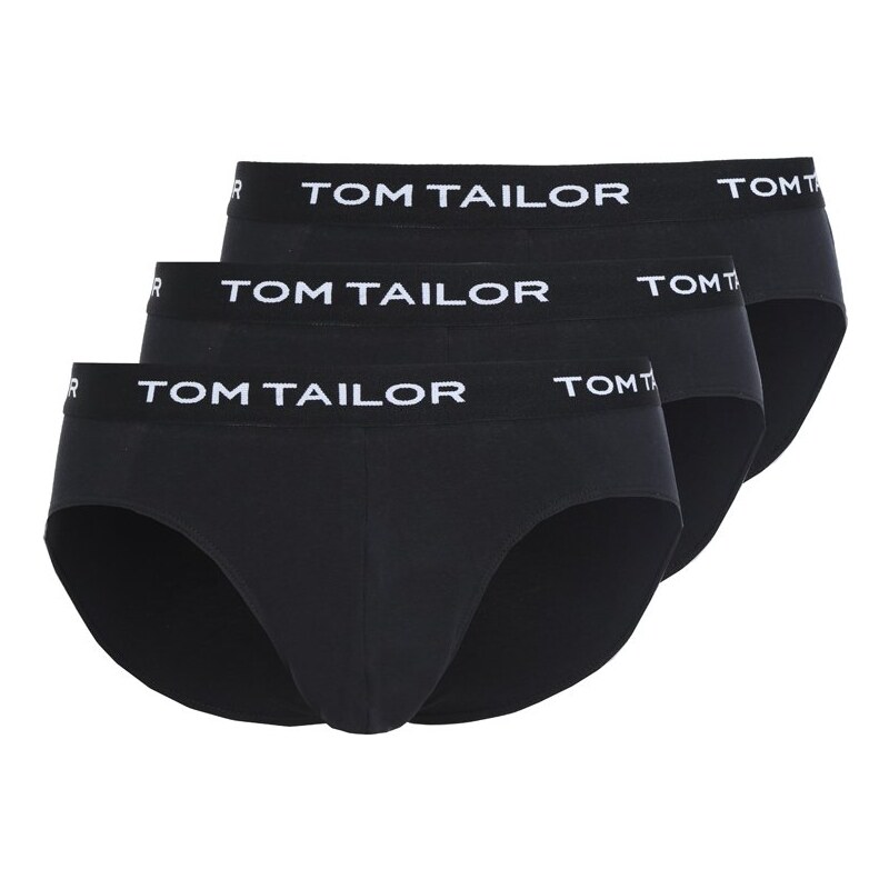 TOM TAILOR NEW RETRO 3 PACK Slip black