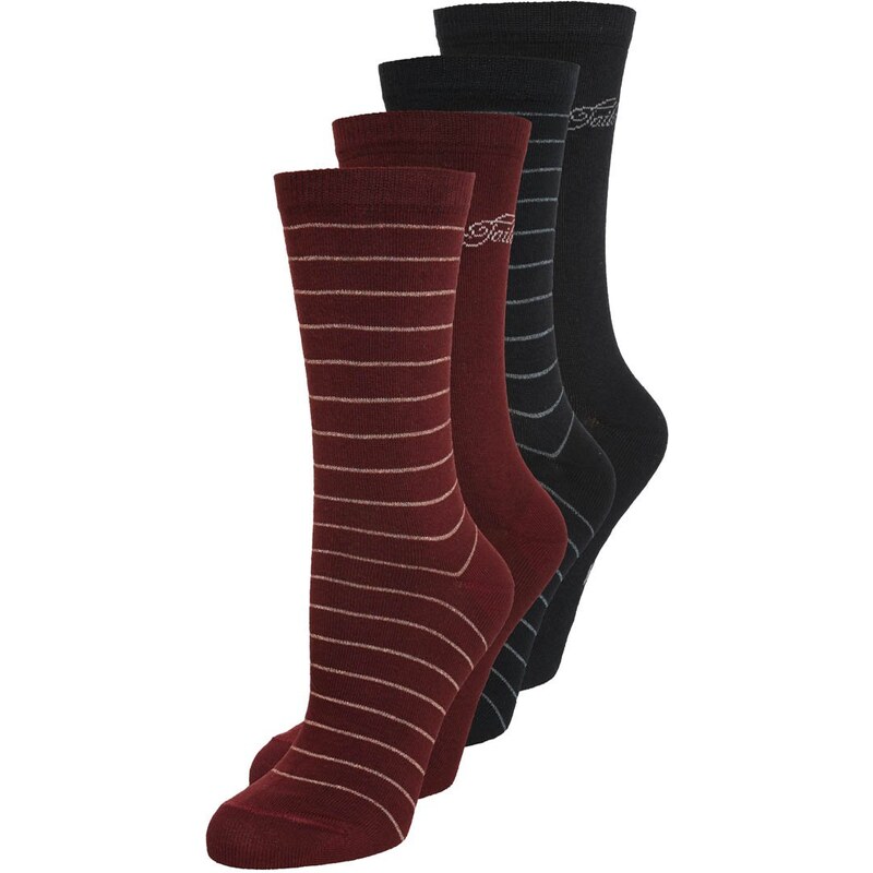 TOM TAILOR 4 PACK Chaussettes red/blue