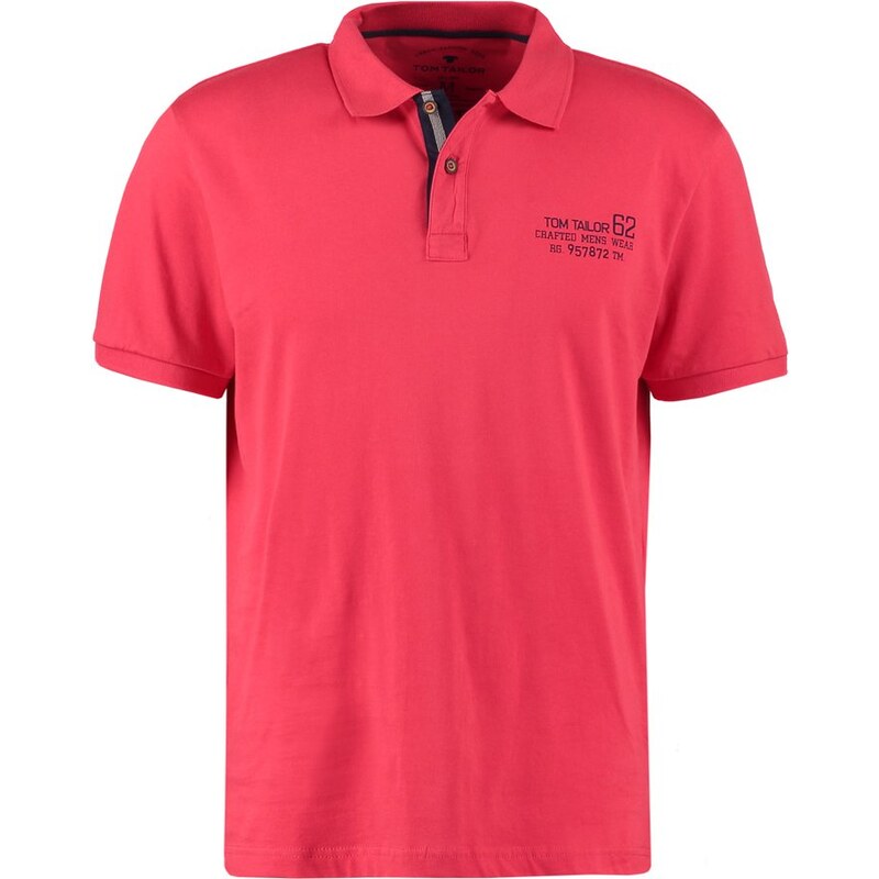 TOM TAILOR REGULAR FIT Polo sun bleached red