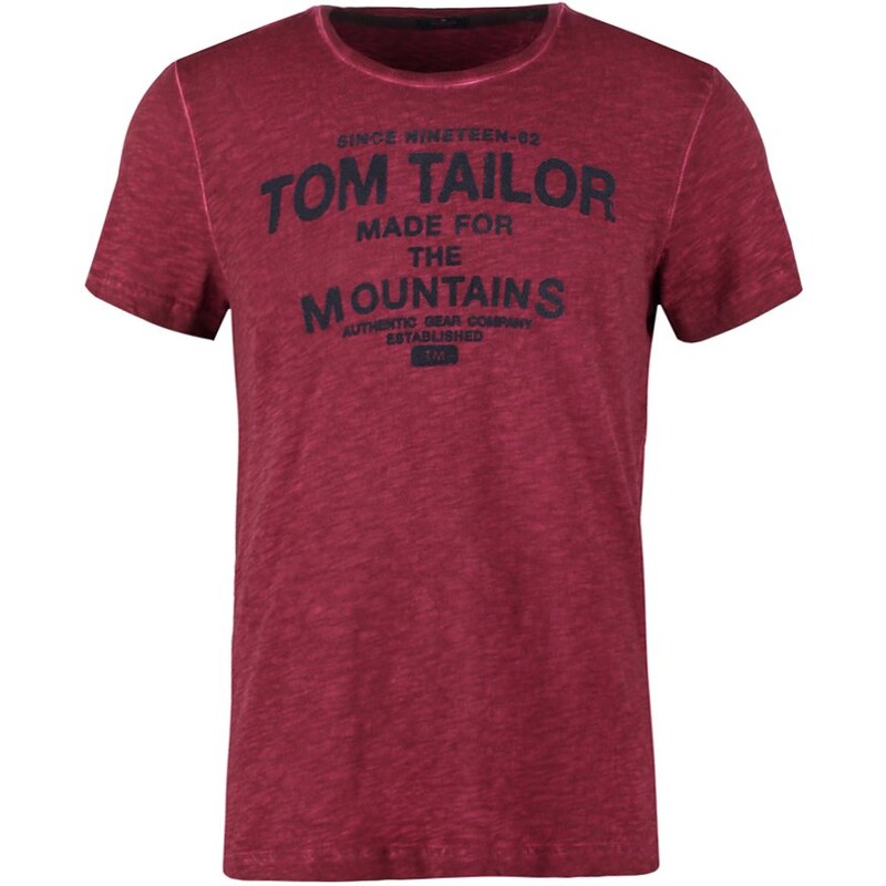 TOM TAILOR Tshirt imprimé tile red