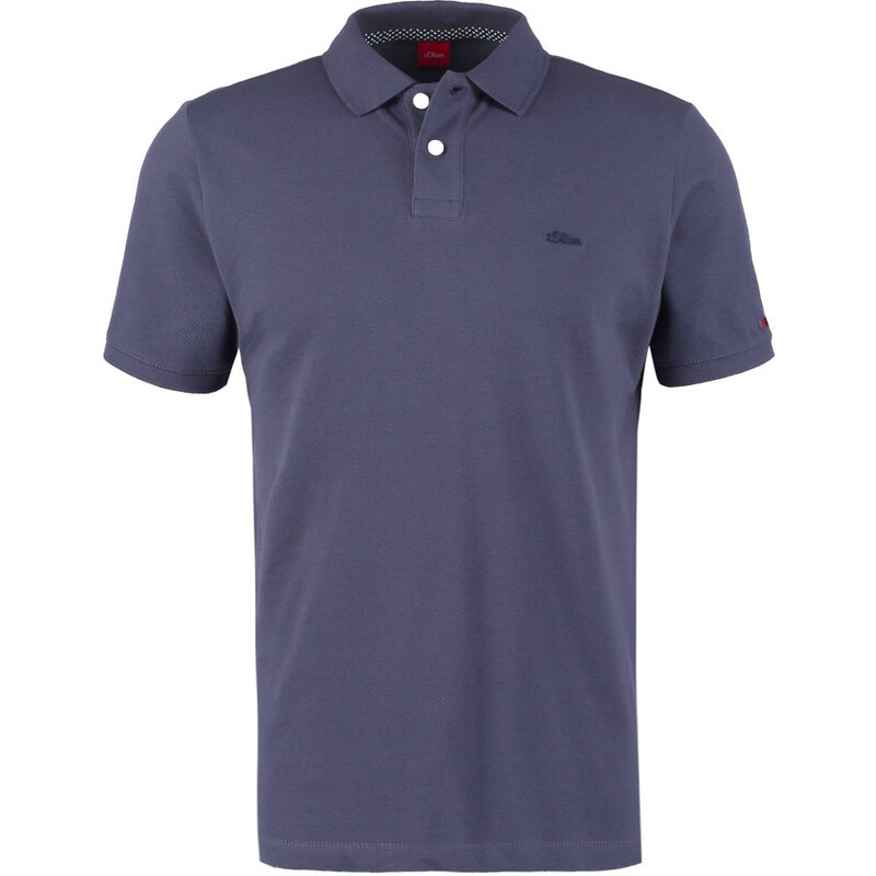 s.Oliver REGULAR FIT Polo tattoo blue