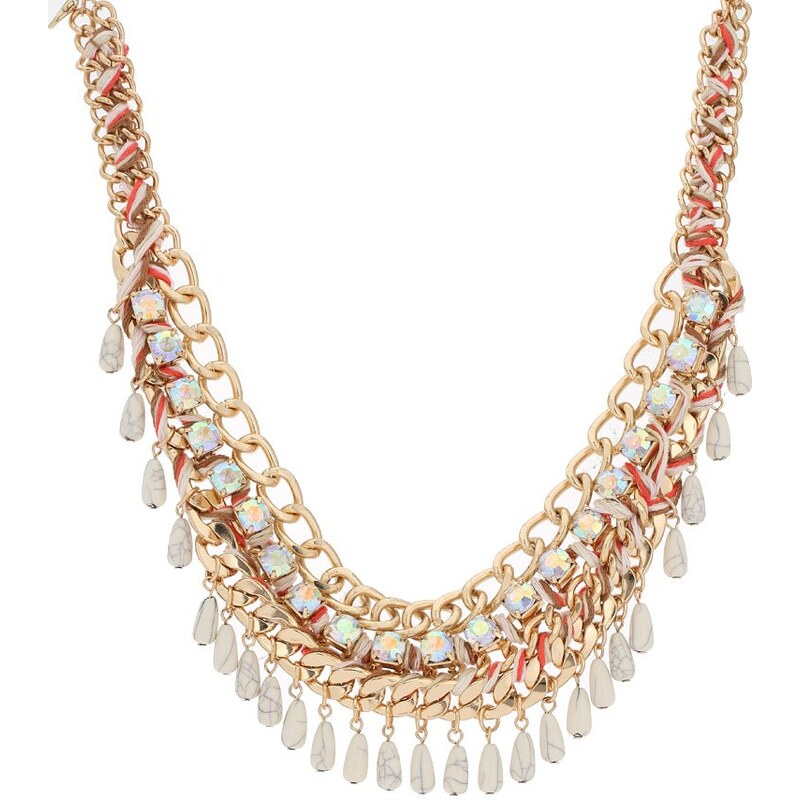 sweet deluxe RAVE Collier gold/white