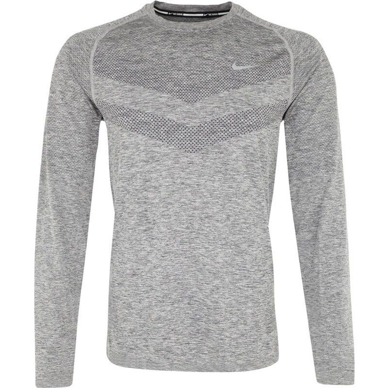 Nike Performance Tshirt à manches longues grey/silver