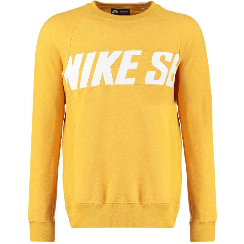 Nike SB EVERETT MOTION Sweatshirt pro gold heather white