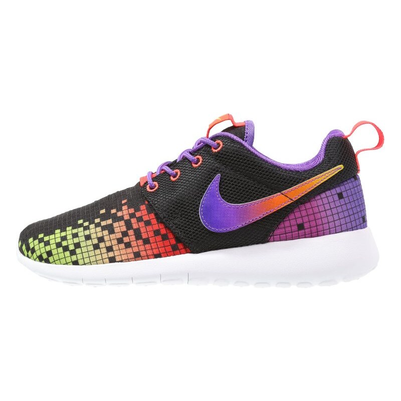 Nike Sportswear ROSHE ONE Baskets basses black/white/hyper violet/volt