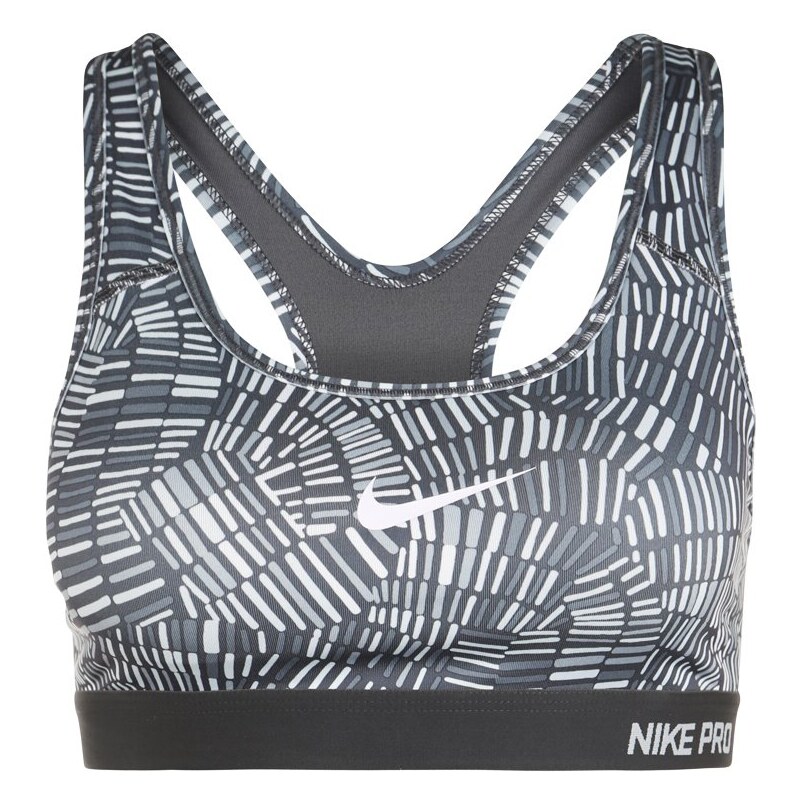 Nike Performance PRO CLASSIC TIDAL Soutiengorge de sport dark grey/cool grey/white
