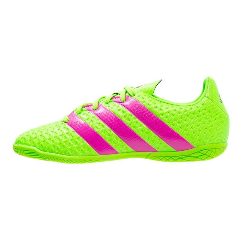 adidas Performance ACE 16.4 IN Chaussures de foot en salle solar green/shock pink/core black