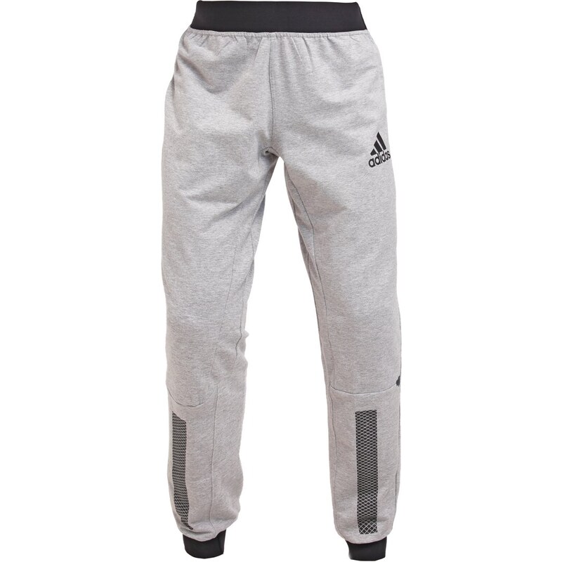 adidas Performance Pantalon de survêtement medium grey heather/black