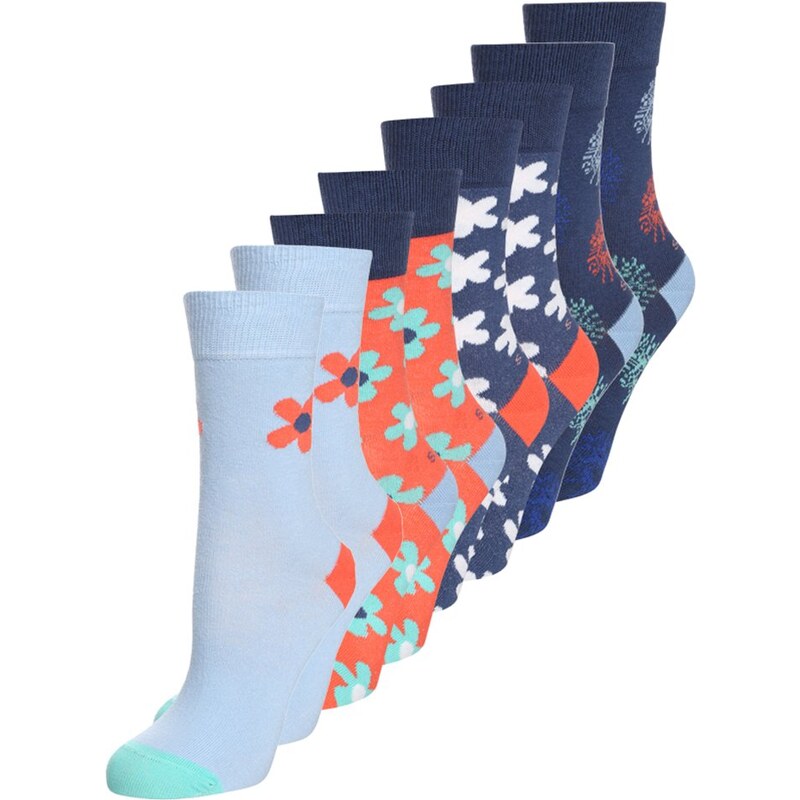s.Oliver 8 PACK Chaussettes coral