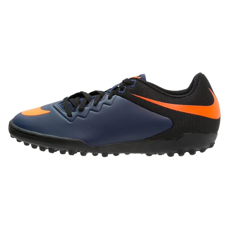 Nike Performance HYPERVENOMX PRO TF Chaussures de foot multicrampons midnight navy/total orange/black/gum light brown