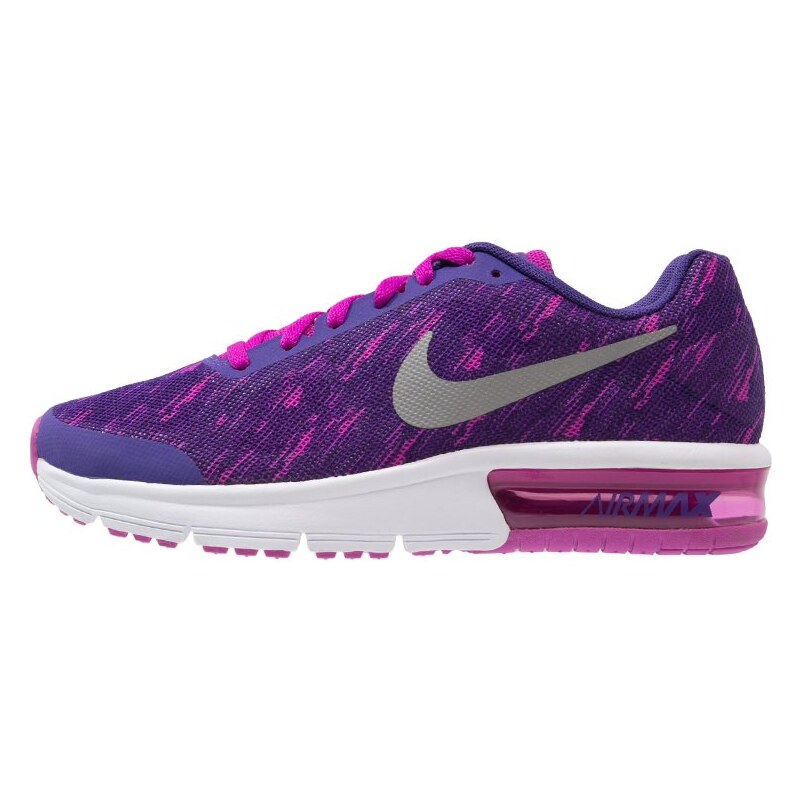 Nike Performance AIR MAX SEQUENT Chaussures de running neutres hyper violet/metallic silver/court purple