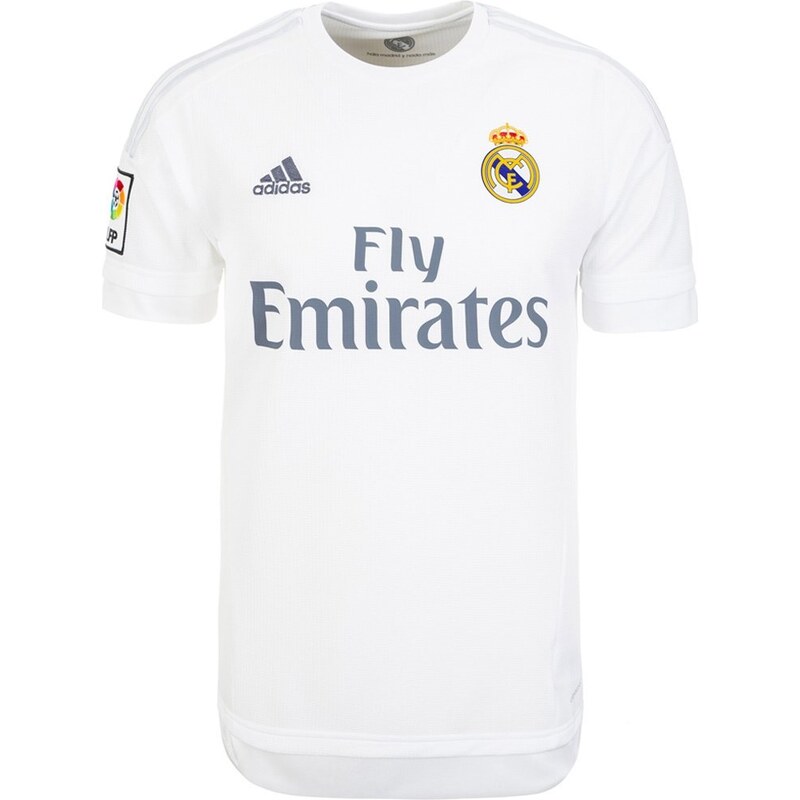 adidas Performance REAL MADRID HOME “JAMES RODRÍGUEZ” 2015/2016 Article de supporter white/grey