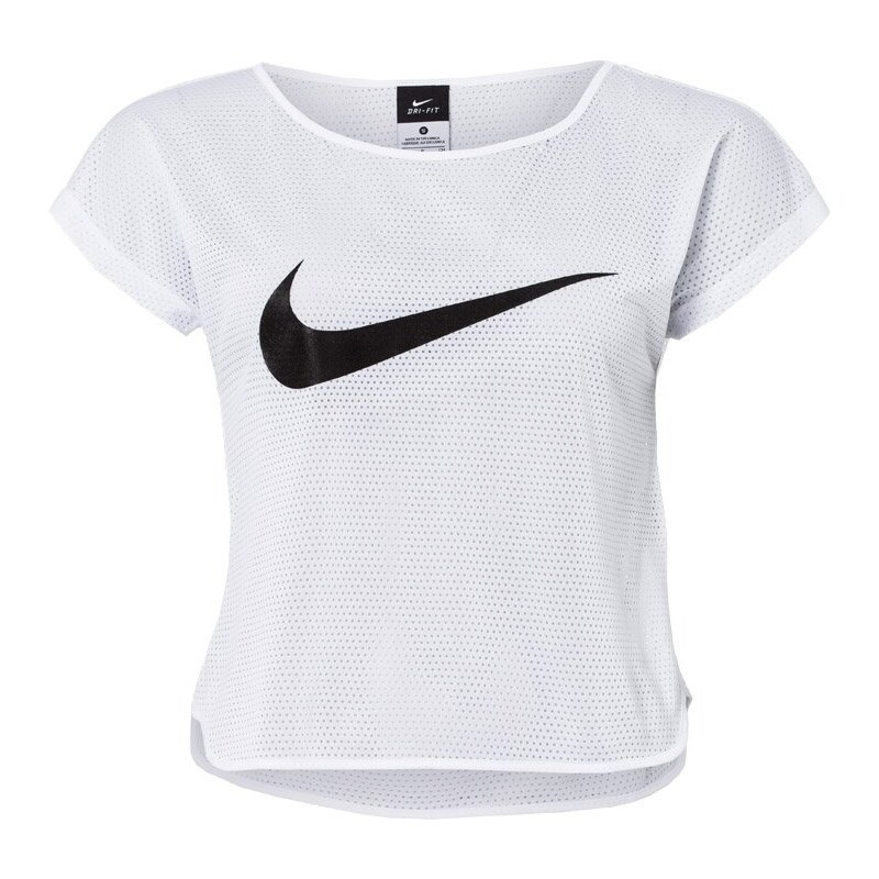Nike Performance CITY COOL Tshirt imprimé blanc/noir