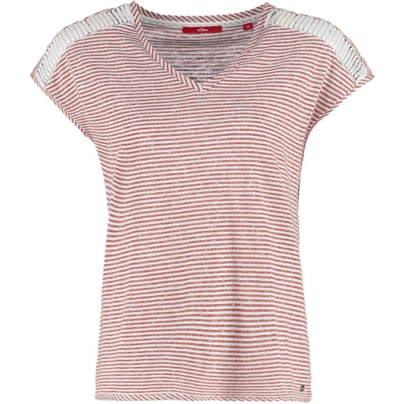 s.Oliver Tshirt imprimé rusty red