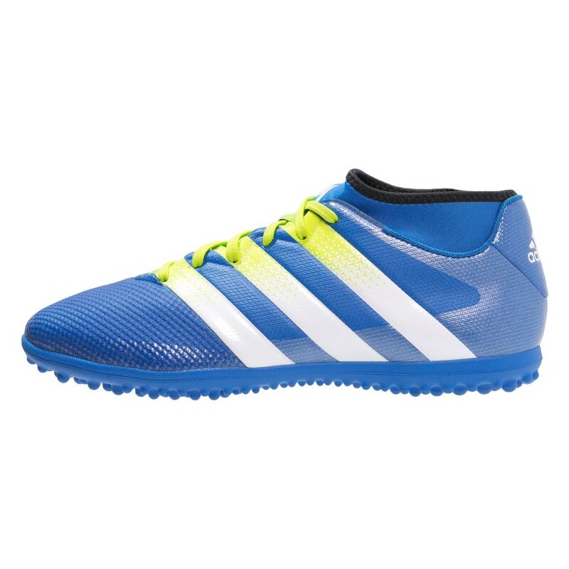 adidas Performance ACE 16.3 PRIMEMESH TF Chaussures de foot multicrampons shock blue/semi solar slime/white
