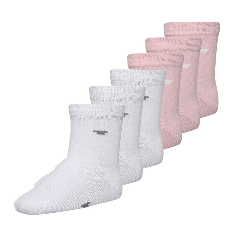 TOM TAILOR 6 PACK Chaussettes lilac rose/white