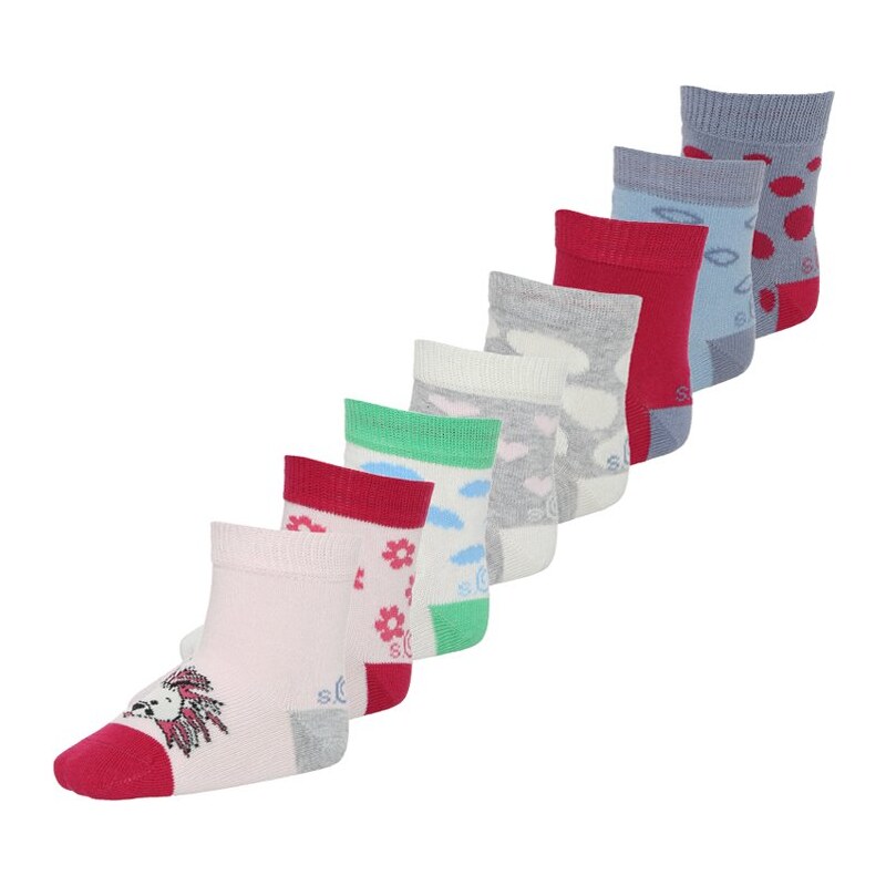 s.Oliver 8 PACK Chaussettes engel offwhite/tiere lollipop