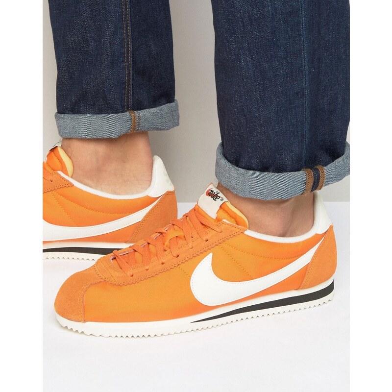 Nike - Cortez - Baskets classiques en nylon - Orange 844855-810 - Orange