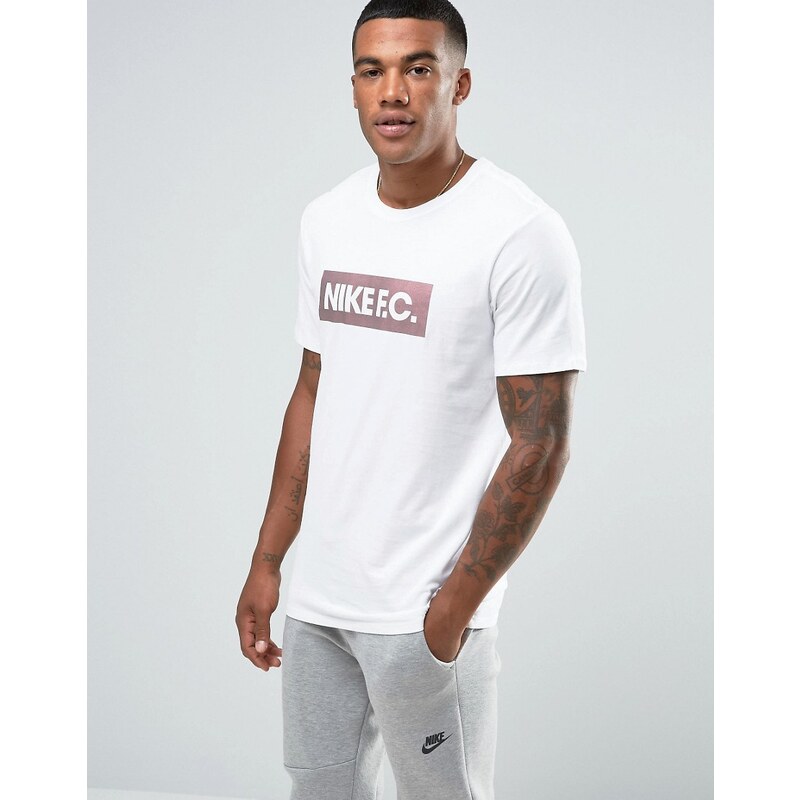Nike - FC 805521-100 - T-shirt - Blanc - Noir