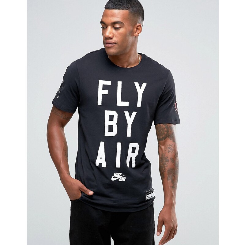 Nike - Air 822648-010 - T-shirt - Noir - Noir