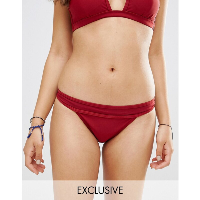 South Beach - Mix and Match - Slip taille basse - Rouge - Rouge