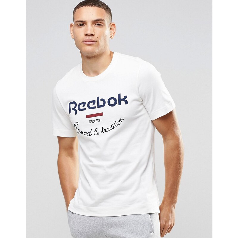 Reebok - Legend & Tradition AY1201 - T-shirt - Blanc - Blanc