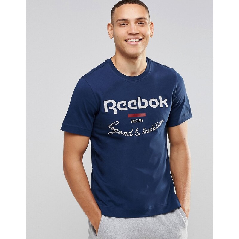 Reebok - Legend & Tradition AY1203 - T-shirt - Bleu - Bleu