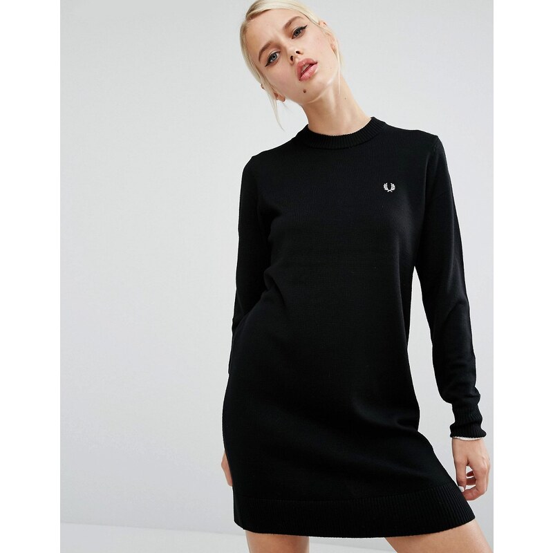 Fred Perry - Robe en maille - Gris
