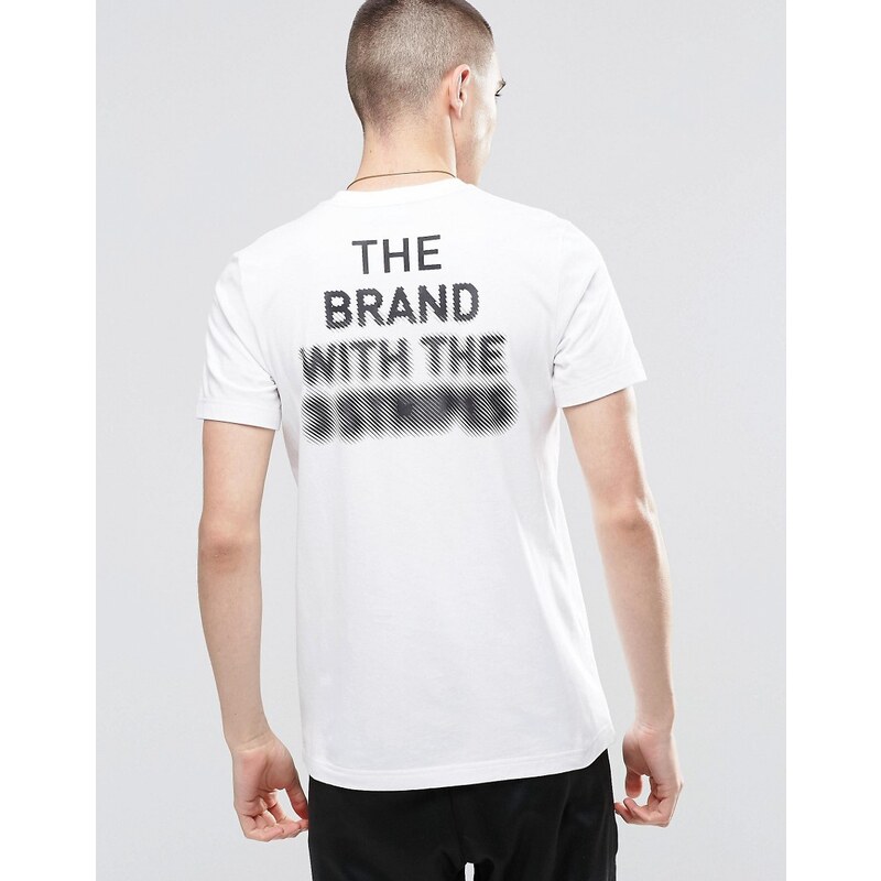 adidas Originals - BLK/WVN - T-shirt avec dos imprimé - Blanc BQ3542 - Blanc