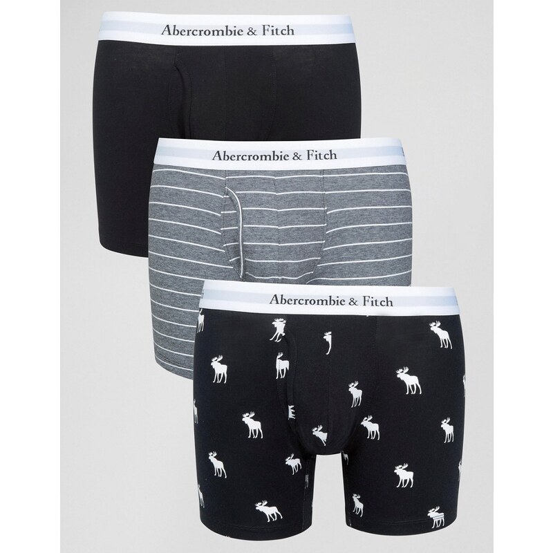 Abercrombie & Fitch - Lot de 3 boxers - Multi