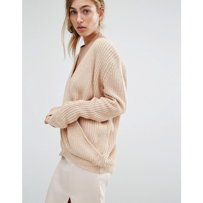 Parallel Lines - Pull cache-cur - Beige