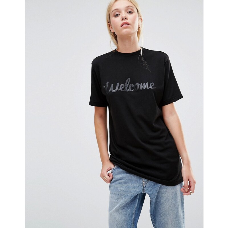 This is Welcome - T-Shirt classique avec logo - Noir