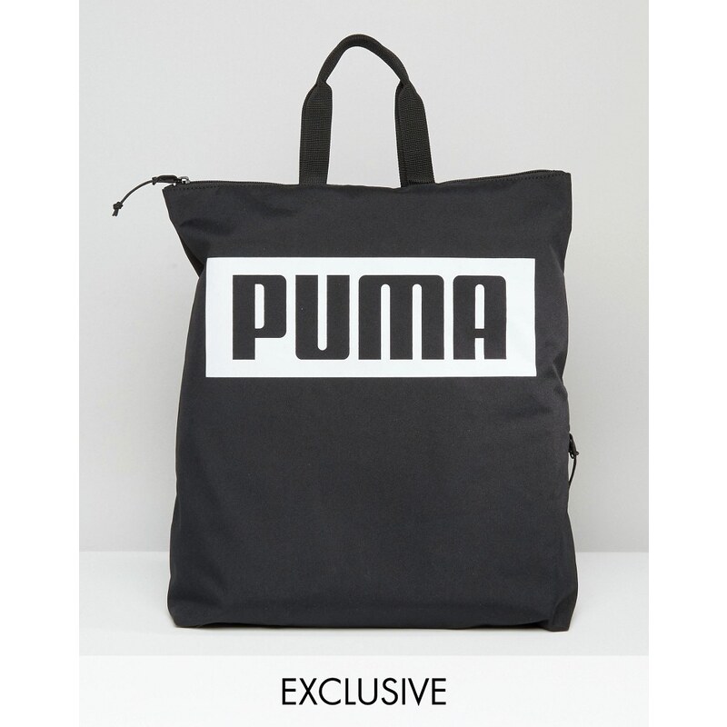 Puma - Sac à dos carré - Noir - Exclusivité ASOS - Noir