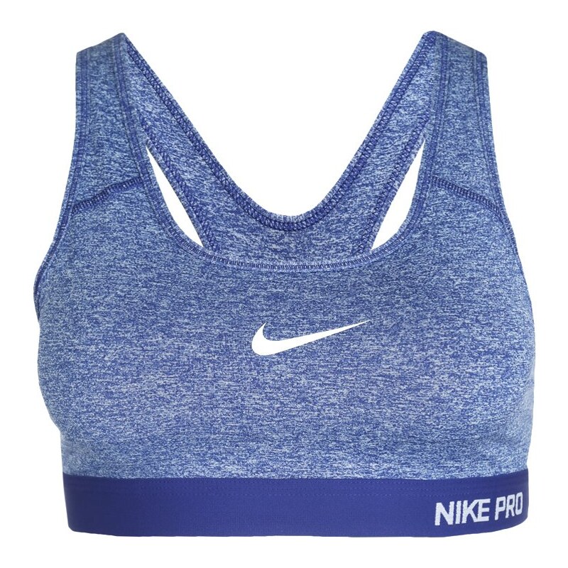 Nike Performance PRO CLASSIC Soutiengorge de sport deep royal blue/heather/white