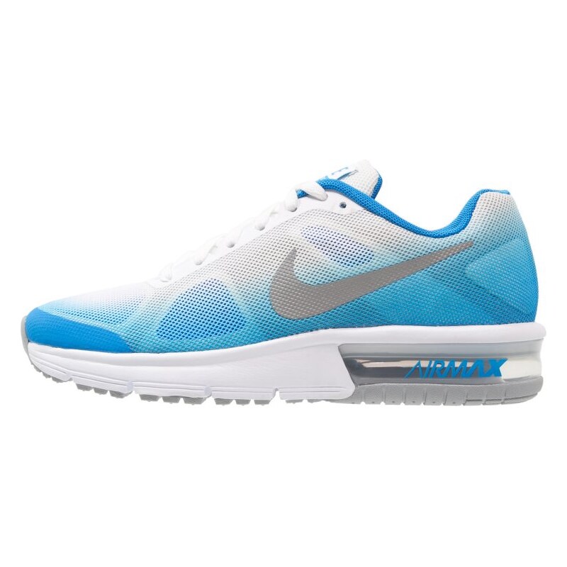 Nike Performance AIR MAX SEQUENT Chaussures de running neutres photo blue/metallic silver/white
