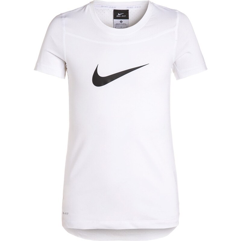 Nike Performance PRO HYPERCOOL Tshirt imprimé white/black