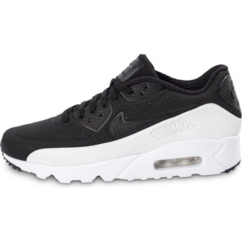 Nike Baskets/Running Air Max 90 Ultra Moire Noire Et Blanche Homme