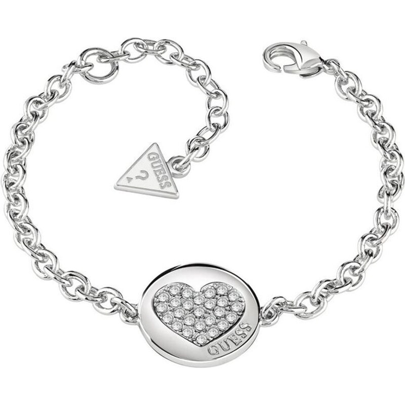 Guess Heart Devotion - Bracelet orné de cristaux - argent