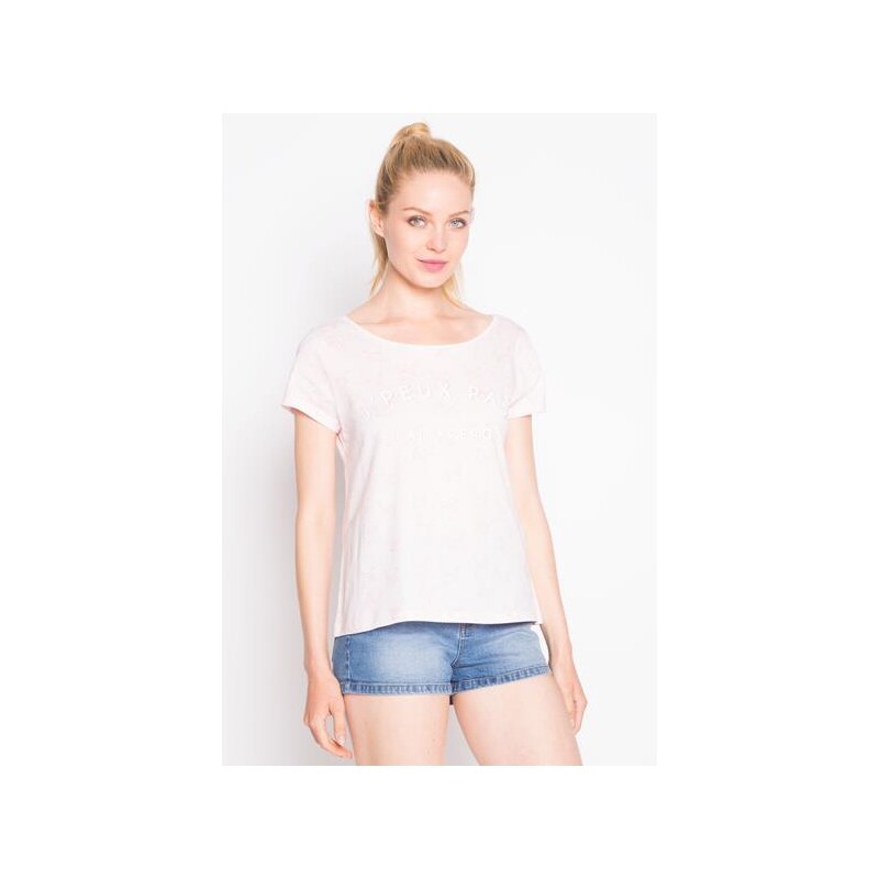T-shirt cocottes en papier Rose Coton - Femme Taille 0 - Cache Cache