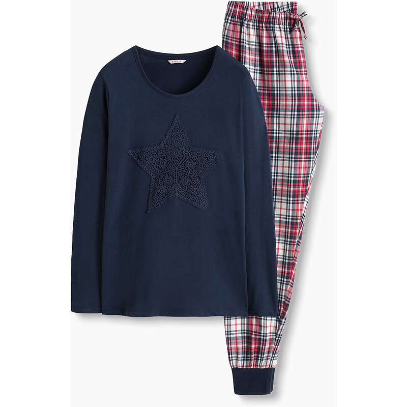Esprit Pyjama en doux jersey 100 % coton