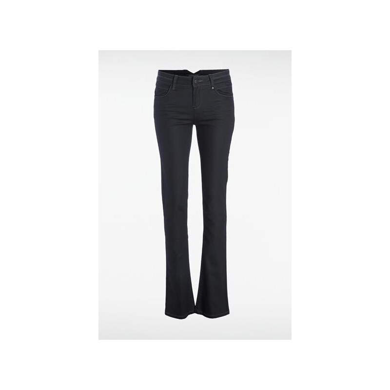 Jeans femme bootcut BALI effet enduit Noir Coton - Femme Taille 34 - Bonobo